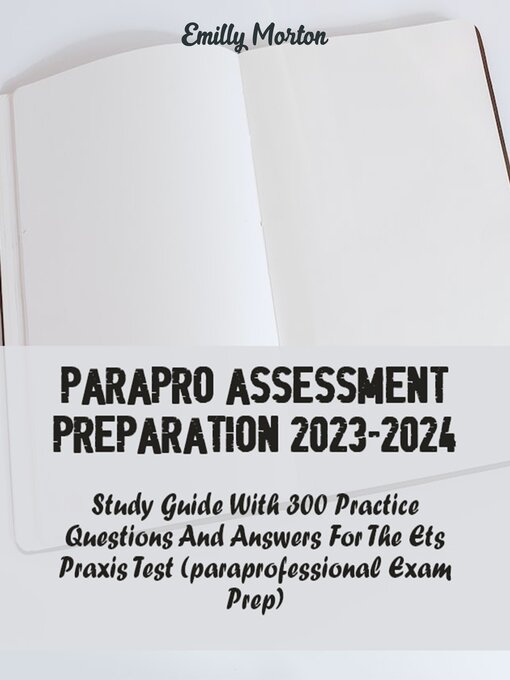 Cover image for ParaPro Assessment Preparation 2023-2024